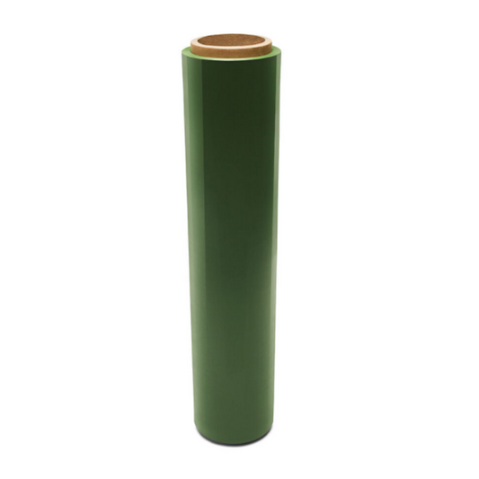 18" x 1500' Green Stretch Wrap - 80 Guage